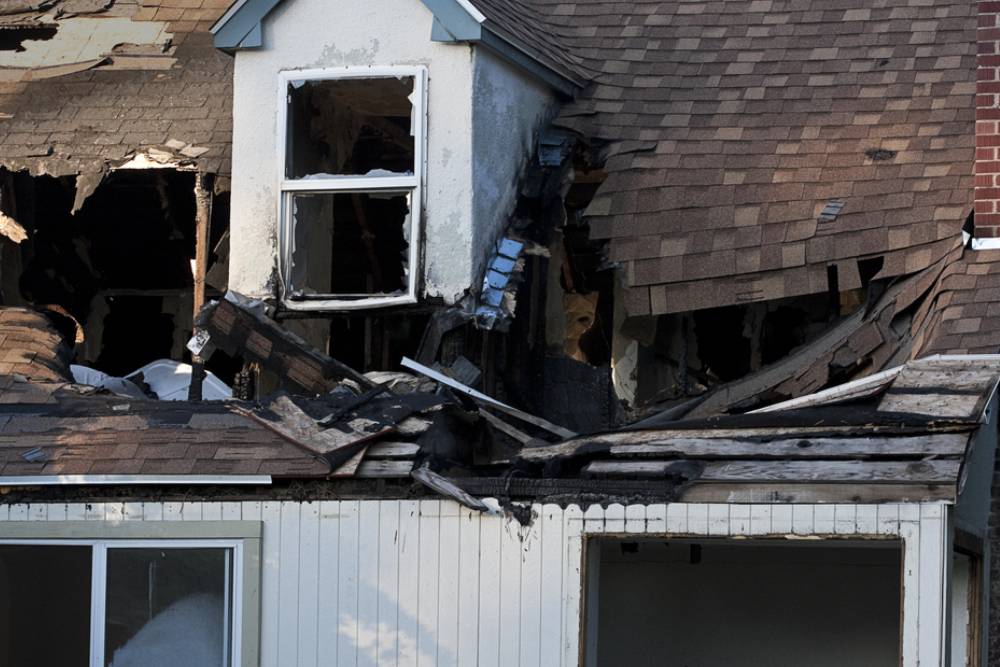 home destroyed by fire